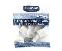 Bacalao troceado y congelado, especial para guisos DIMAR 450 g.