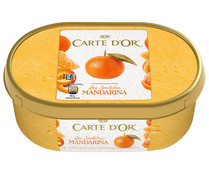 Tarrina de helado de sorbete de mandarinas del mediterraneo CARTE D'OR de Frigo 1 l.