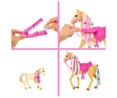 Muñeca Barbie con caballo, poni y accesorios, BARBIE.
