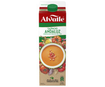 Gazpacho andaluz elaborado con hortalizas frescas del sur ALVALLE 1 l.