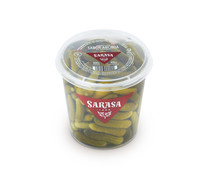 Pepinillos sabor anchoa SARASA 400 gr.