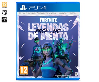 Código de descarga Fortnite : Pack de leyendas de menta para PS4. Género: Battle royale, acción. PEGI: +12.