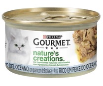 Mini filetes rico en pescado del océano PURINA GOURMET 85 g.