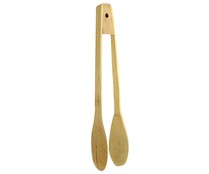 Pinzas de cocina fabricadas en madera de bambú INALSA.