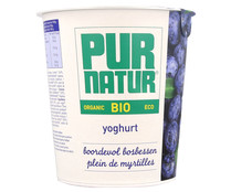 Yogur con arandanos ecológico PURNATUR 700 g.