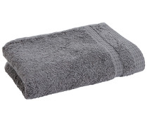 Toalla lisa de tocador color gris, algodón, 540g/m², ACTUEL.