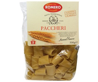 Pasta Paccheris paquete de 500 gramos Pasta Paccheris paquete de 500 gramos