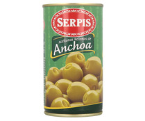 Aceitunas rellenas anchoa SERPIS 150 g.