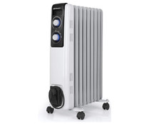 Radiador de aceite ORBEGOZO RF 2000, potencia max: 2000W, 9 elementos, termostato.