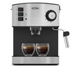 Cafetera espresso SOLAC Taste Classic M80 Inox CE4483, presión 20bar, café molido o monodosis, capacidad 1,6L, vaporizador.