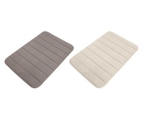 Alfombra de baño acolchada con reverso de PVC, 50x80 cm, ACTUEL. Modelos surtidos, 1 unidad.