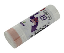 Bolsas de basura blanca con autocierre capacidad 30 litros 50 x 75 cm PRODUCTO ALCAMPO 20 uds.