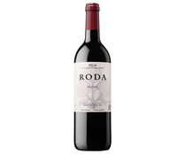 Vino tinto reserva con denominación de origen Rioja RODA botella de 75 cl.