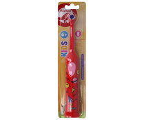 Cepillo de dientes infantil (+ 6 años) a pilas, con filamentos suaves y cabezal giratorio PRODUCTO ALCAMPO.