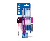 Bolígrafos Roller Color Azul  V-Ball Grip 0.5mm, PILOT