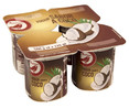 Yogur con sabor a coco PRODUCTO ALCAMPO 4 x 125 g.