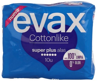 Compresas con alas super plus 10 unidades Compresas con alas super plus 10 unidades