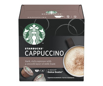 Café cappuccino en cápsulas STARBUCKS 6 uds x 2  120 g.