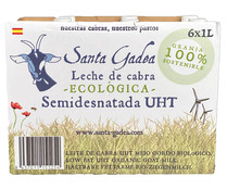 Leche de cabra ecológica SATA GADEA Pack de 6 botellas de 1 L.
