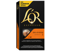 Café Delizioso I4 en cápsulas compatibles con Nespresso L'OR ESPRESSO 10 uds.
