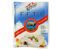 Queso feta DOP sin lactosa GRECO 150 g.