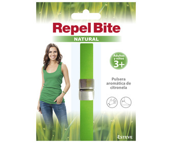 Pulsera aromática con citronela a partir de 3 años REPEL BITE Natural. Pulsera aromática con citronela a partir de 3 años REPEL BITE Natural.