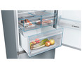 Frigorífico combi BOSCH KGN36VIEA NO FROST, clasificación energética: E, H: 186cm, A: 60cm, F: 66cm, capacidad total: 324L.