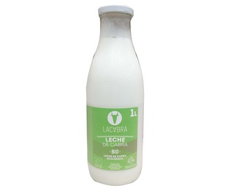 Leche entera de cabra ecológica LACABRA 1 L. Leche entera de cabra ecológica LACABRA 1 L.