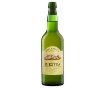 Sidra natural, elaborada con 100% manzana sidrera RIESTRA botella de 75 cl.