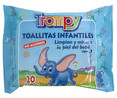 Toallitas húmedas para bebé sin alcohol TROMPY 20 uds.