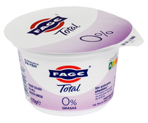 Yogur natural receta griega 0% materia grasa FAGE Total 170 g.