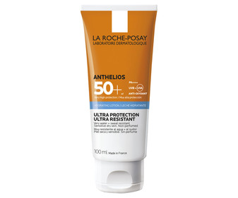 Leche solar protectora con FPS 50+ (muy alto), especial pieles secas y sensibles LA ROCHE POSAY Anthelios 100 ml. Leche solar protectora con FPS 50+ (muy alto), especial pieles secas y sensibles LA ROCHE POSAY Anthelios 100 ml.