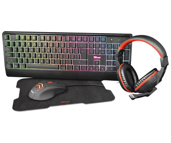 Set de gaming 4 en 1, TRUST Ziva Set de gaming 4 en 1, TRUST Ziva