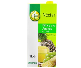 Néctar de piña y uva brick de 1 litro Néctar de piña y uva brick de 1 litro