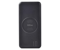 Batería portátil QILIVE Power Bank, 10000mAh, 2A, USB y USB-C.