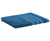 Toalla lisa de tocador, 100% algodón, densidad de 500g/m², color azul, ACTUEL.