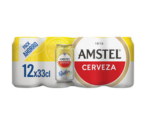 Cerveza con zumo natural de limón limón AMSTEL RADLER pack 12 uds. x 33 cl. - Alcampo