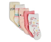 Lote de 5 pares de calcetines para bebé DISNEY, talla 18/20.