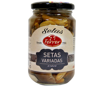 Setas variadas al natural FERRER frasco de 200 g. Setas variadas al natural FERRER frasco de 200 g.