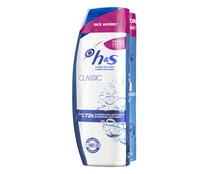 Champú anticaspa Classic H&S 2x400 ml.