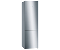 Frigorífico combi BOSCH KGN39VIEA NO FROST, clasificación energética: E, H: 203cm, A: 60cm, F: 66cm, capacidad total: 366L.