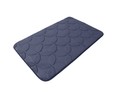 Alfombra de baño acolchada con reverso de PVC, 50x80 cm, ACTUEL. Modelos surtidos, 1 unidad.