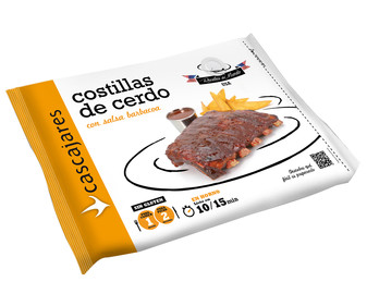 Costillas de cerdo con salsa barbacoa CASCAJARES Recetas del mundo 550 g. Costillas de cerdo con salsa barbacoa CASCAJARES Recetas del mundo 550 g.