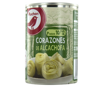 Alcachofas 10/12 piezas PRODUCTO ALCAMPO lata de 240 g. Alcachofas 10/12 piezas PRODUCTO ALCAMPO lata de 240 g.