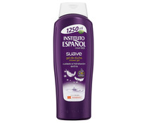 Gel para baño o ducha, con fórmula suave para una hidratación máxima INSTITUTO ESPAÑOL 1250 ml.