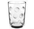 Vaso bajo de vidrio de 0,36 litros con diseño en relieve Circles Urban QUID.