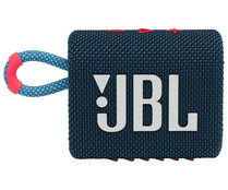 Mini altavoz JBL GO 3 por batería, hasta 5 horas de duración de batería, color negro.