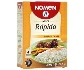 Arroz rápido paquete de 250 gramos pack de 4 unidades Arroz rápido paquete de 250 gramos pack de 4 unidades
