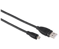 Cable QILIVE de USB 2.0 macho a MicroUSB macho, de 0,75 metros, terminales plateados, color negro.