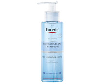 Limpiador facial con textura gel, para pieles normales a mixtas e incluso sensibles EUCERIN Dermato clean 200 ml.